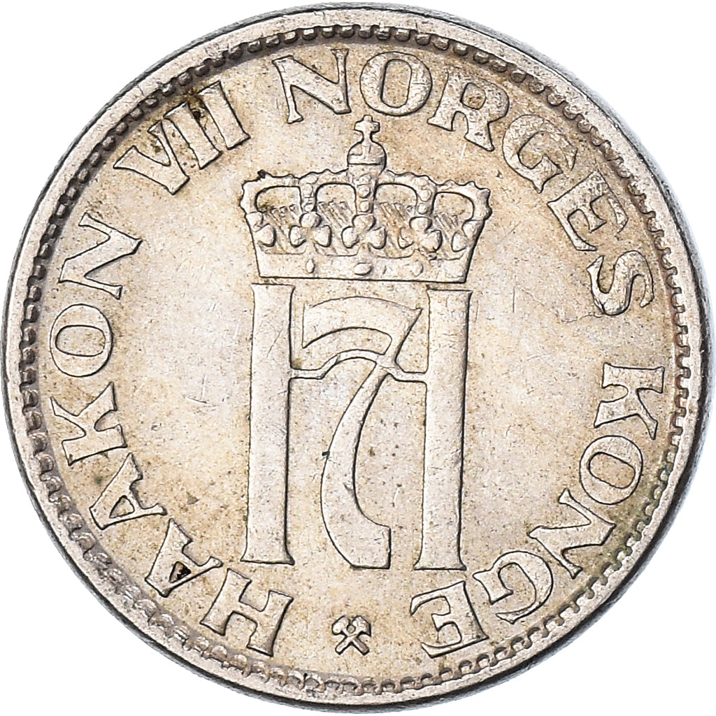 Moneta, Norvegia, 50 Öre, 1957