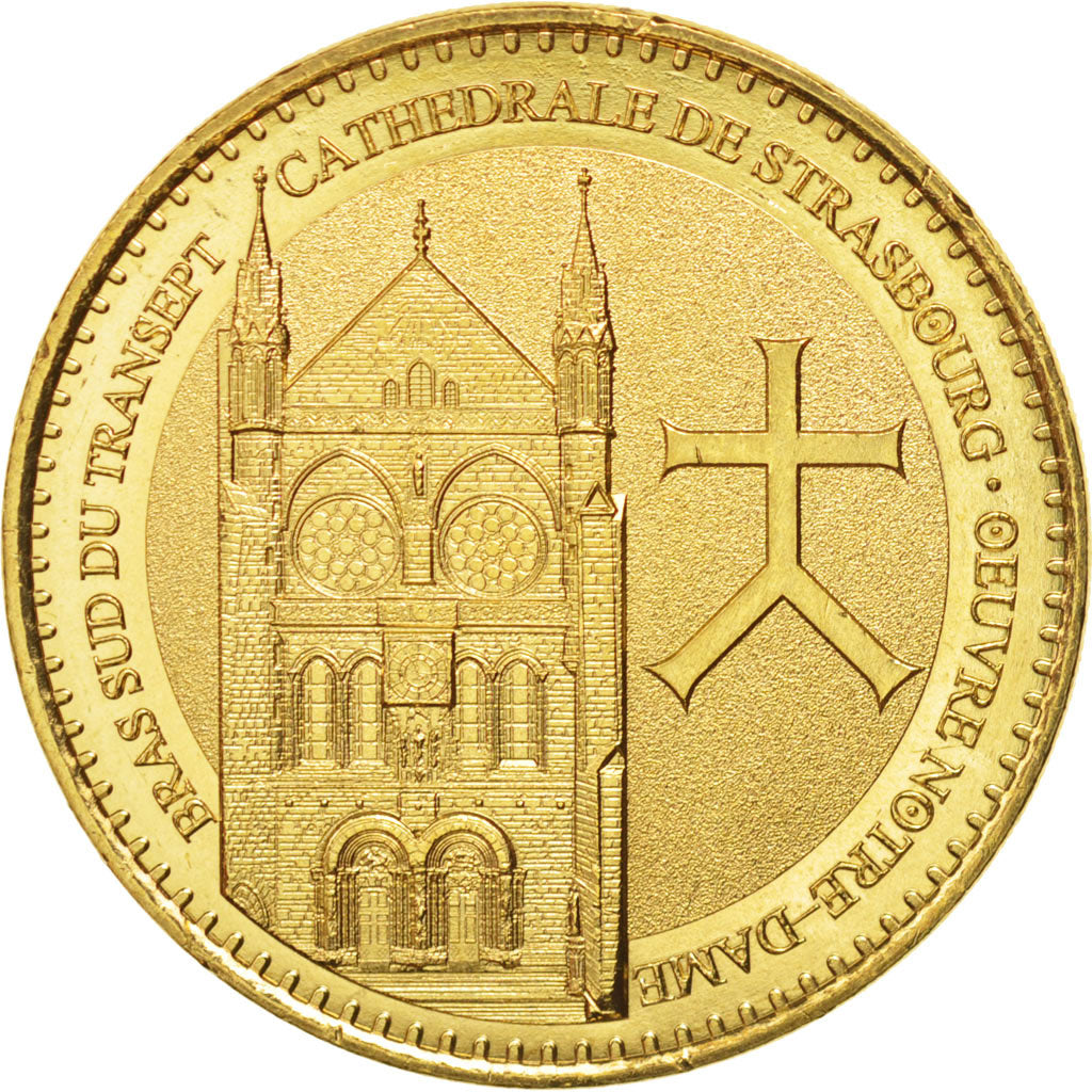 France, Token, Tourist Token, 67/ Cathédrale de Strasbourg, 2014, Monnaie de