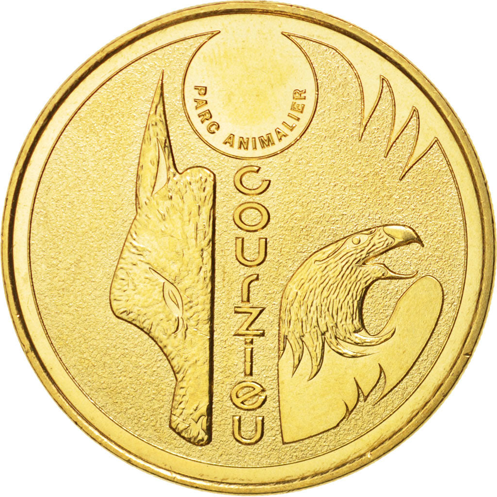 France, Token, Tourist Token, 69/ Parc Animalier - Courzieu, 2014, Monnaie de