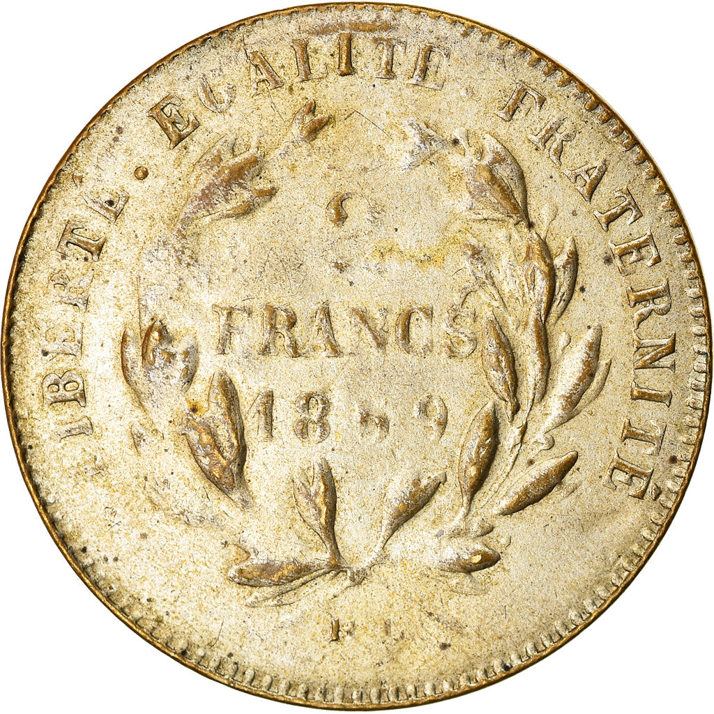 France, Jeton, Reproduction, 2 Francs 1889, TB+, Plastic
