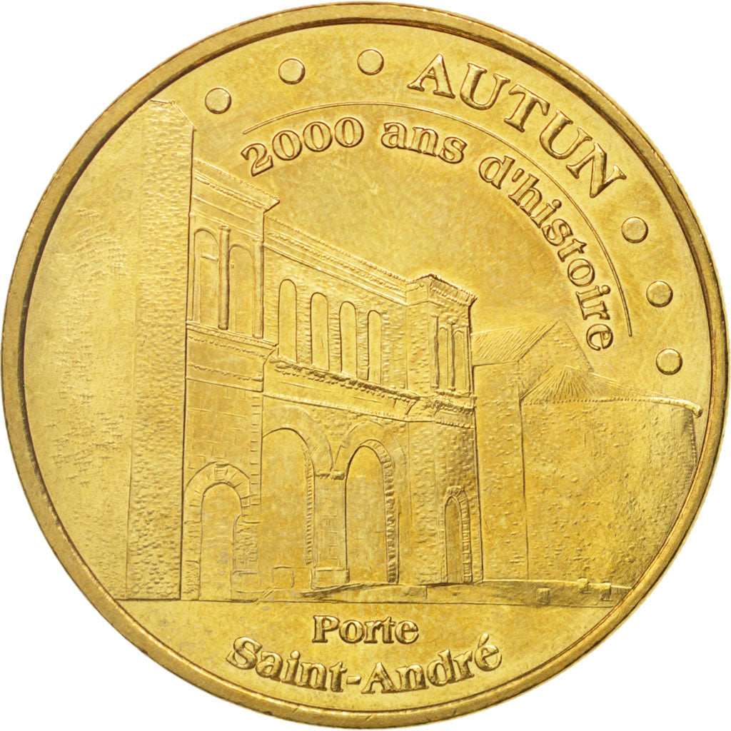 France, Token, Tourist Token, 71/ Autun - Porte Saint-André, 2009, Monnaie de