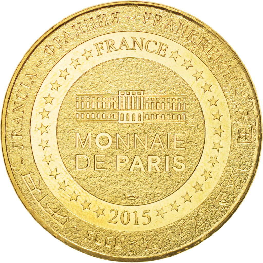 France, Token, Tourist Token, 72/ Cathédrale Saint-Julien du Mans, 2015