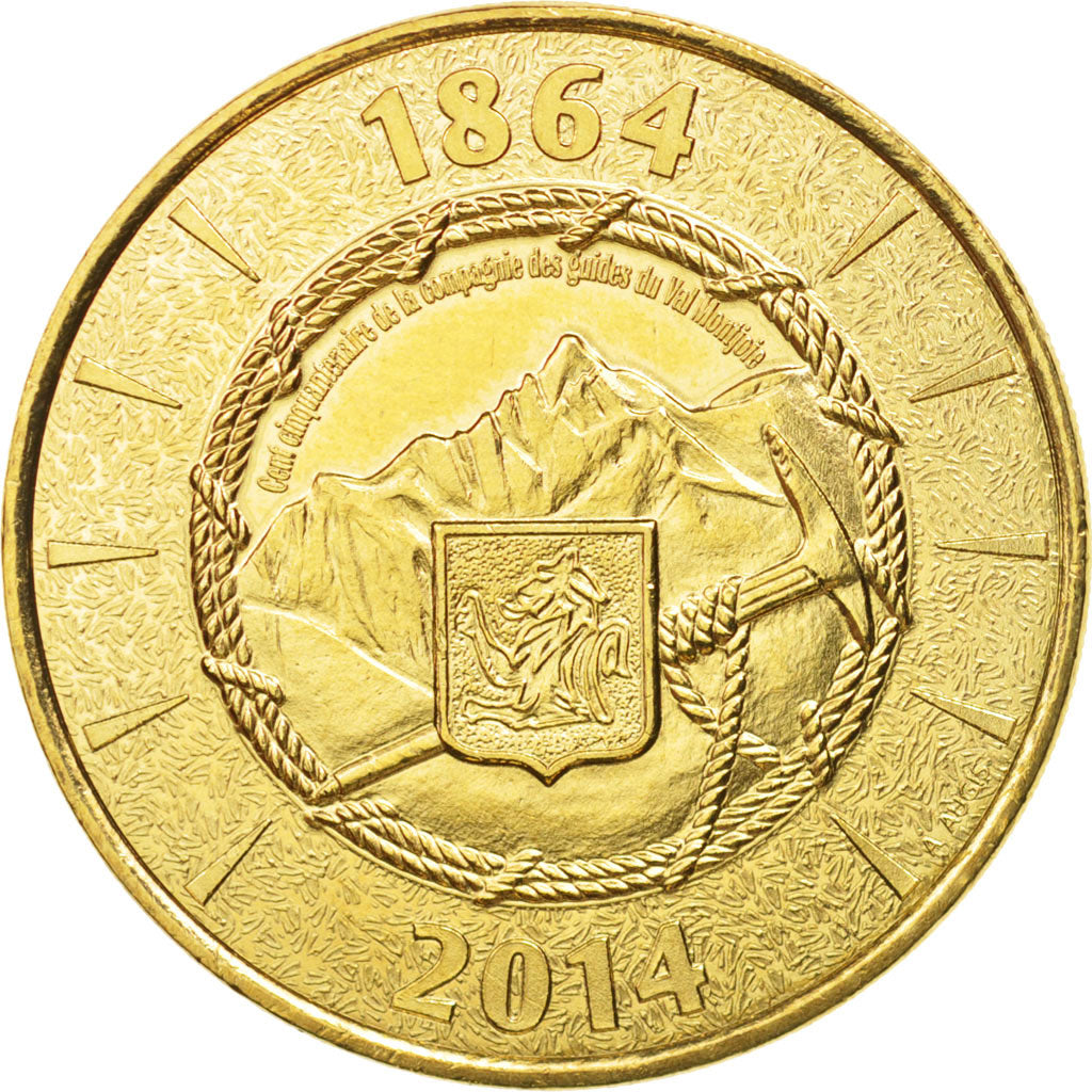 Francia, Token, Tourist Token, 74/ Compagnie des Guides - Saint-Gervais, 2014