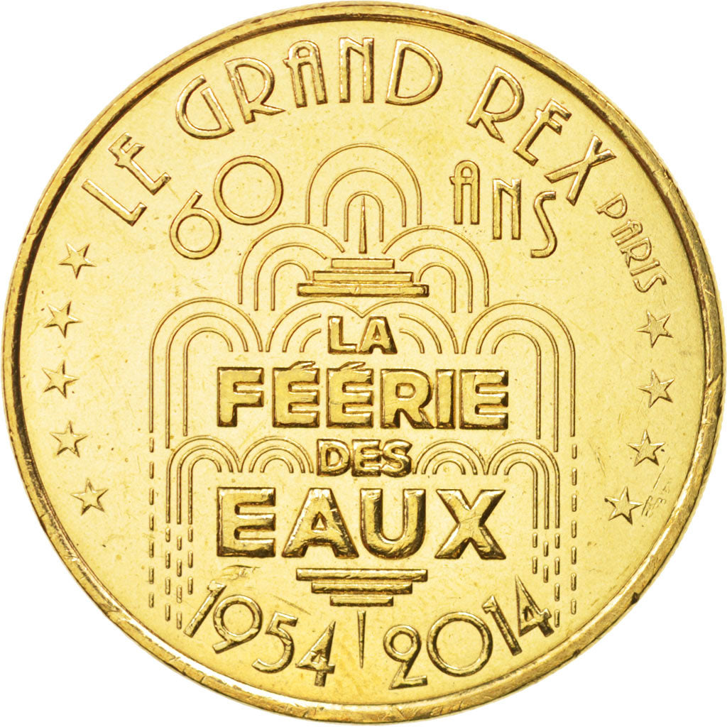 France, Jeton, Tourist Token, 75/ Paris - Le Grand Rex, 2014, Monnaie de Paris