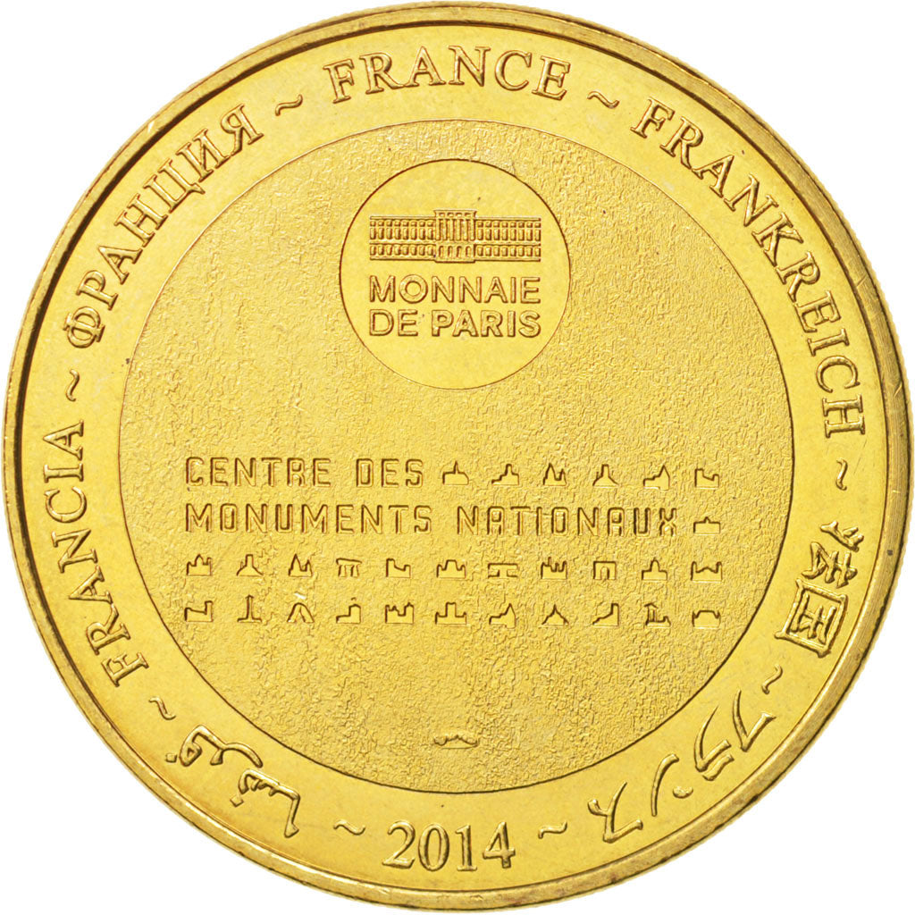 France, Token, Tourist Token, 75/ Paris - Centre des Monuments Nationaux, 2014