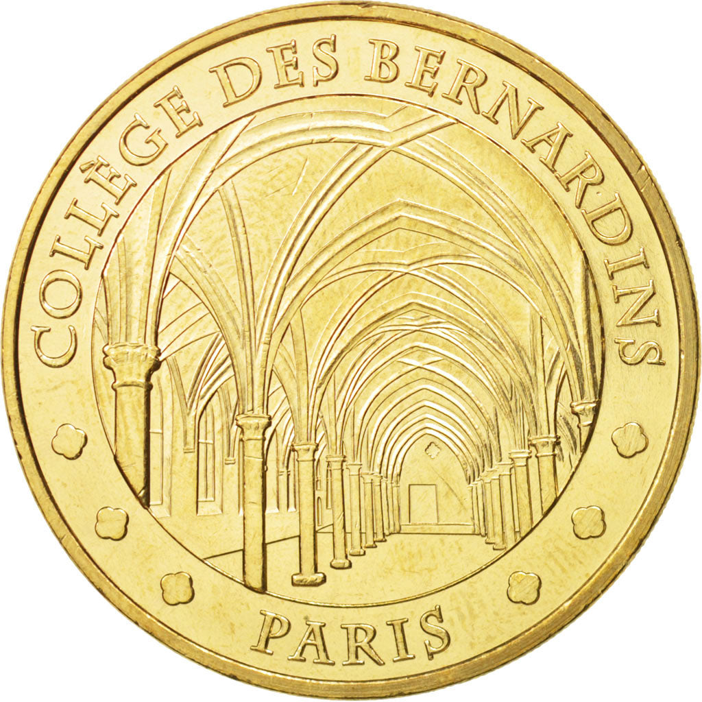 France, Token, Tourist Token, 75/ Paris - Collège des Bernardins, 2012, Monnaie