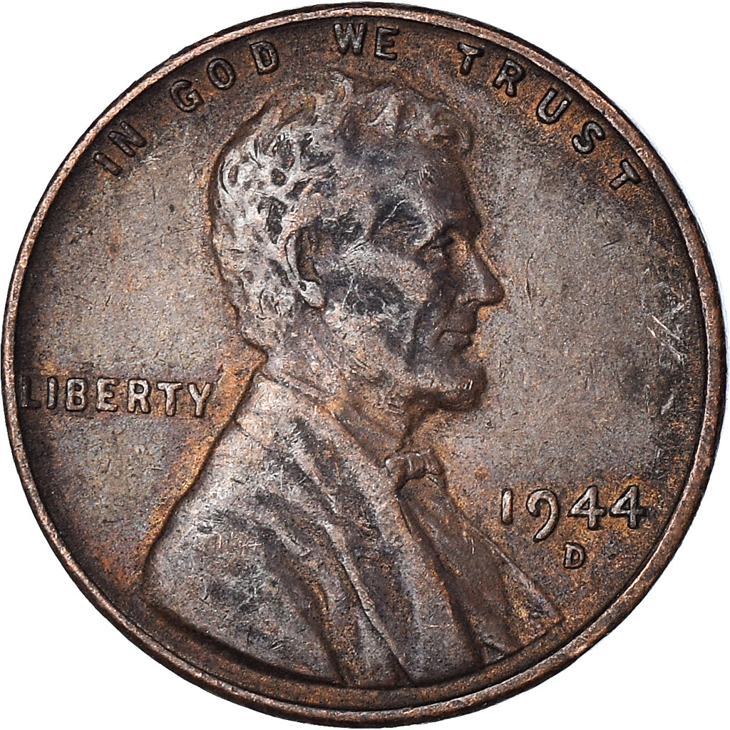 Monnaie, États-Unis, Cent, 1944