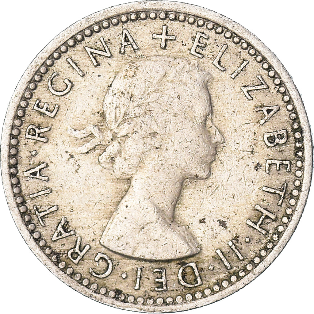 Monnaie, Grande-Bretagne, 6 Pence, 1961