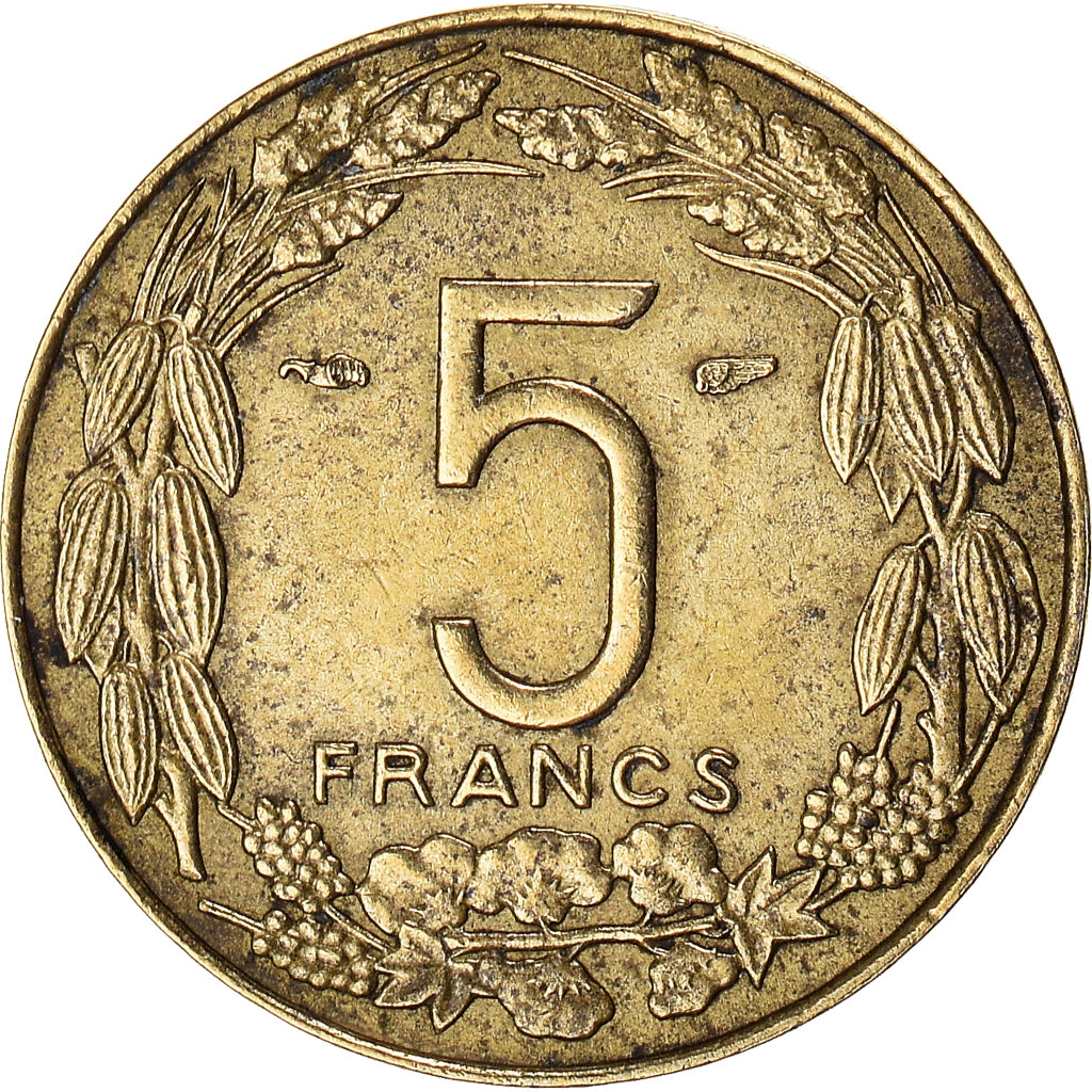 Moeda, Camarões, 5 Francs, 1958