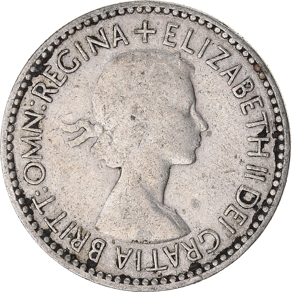 Moeda, Grã-Bretanha, 6 Pence, 1953