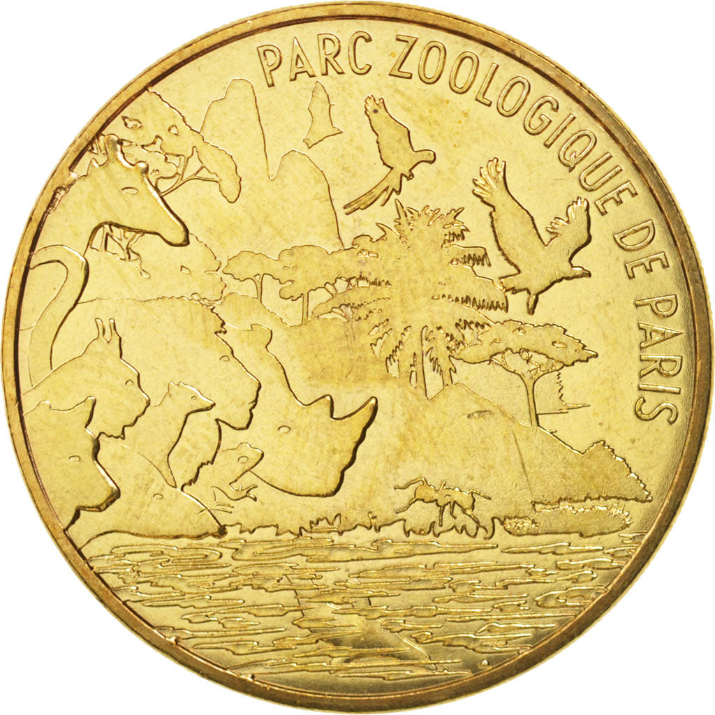 Francja, Token, Żeton turystyczny, 75/ Paris - Parc Zoologique, 2014, Monnaie