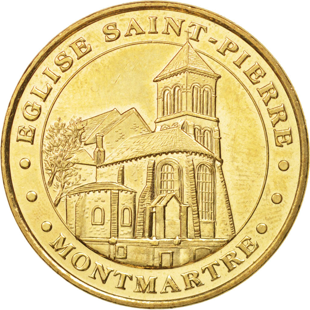 France, Jeton, Tourist Token, 75/ Paris - Eglise Saint-Pierre - Montmartre