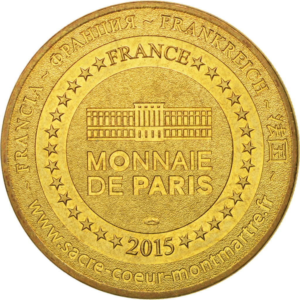 France, Token, Tourist Token, 75/ Paris - Mosaïque - Montmartre, 2015, Monnaie