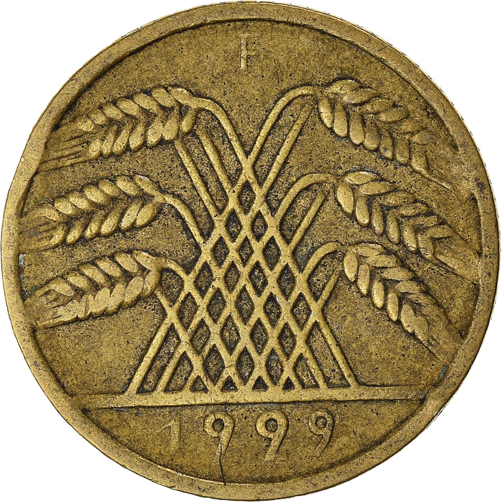Monnaie, Allemagne, République de Weimar, 10 Reichspfennig, 1929