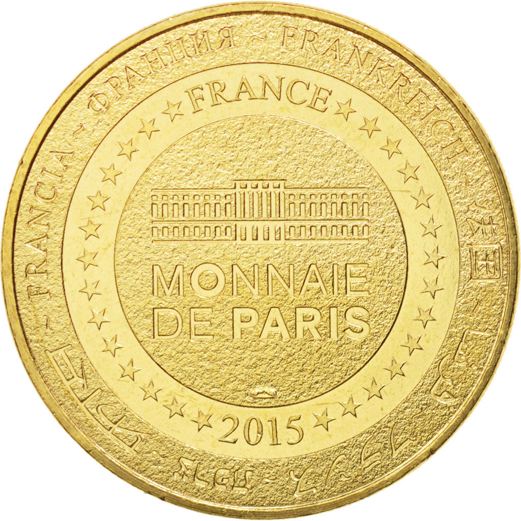 France, Jeton, Tourist Token, 76/ Panorama XXL - Rouen, 2015, Monnaie de Paris