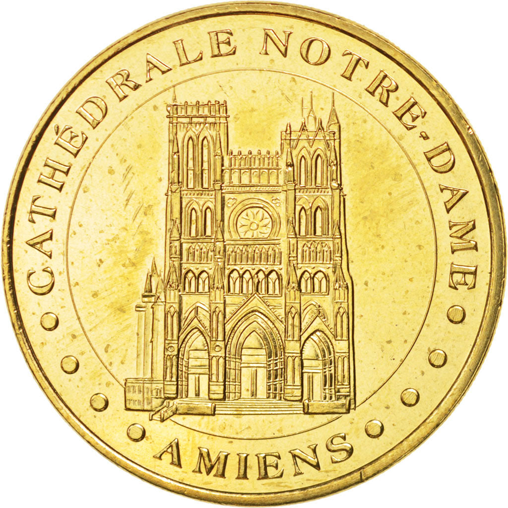 Francia, Token, Tourist Token, 80/ Cathédrale Notre-Dame - Amiens, 2014