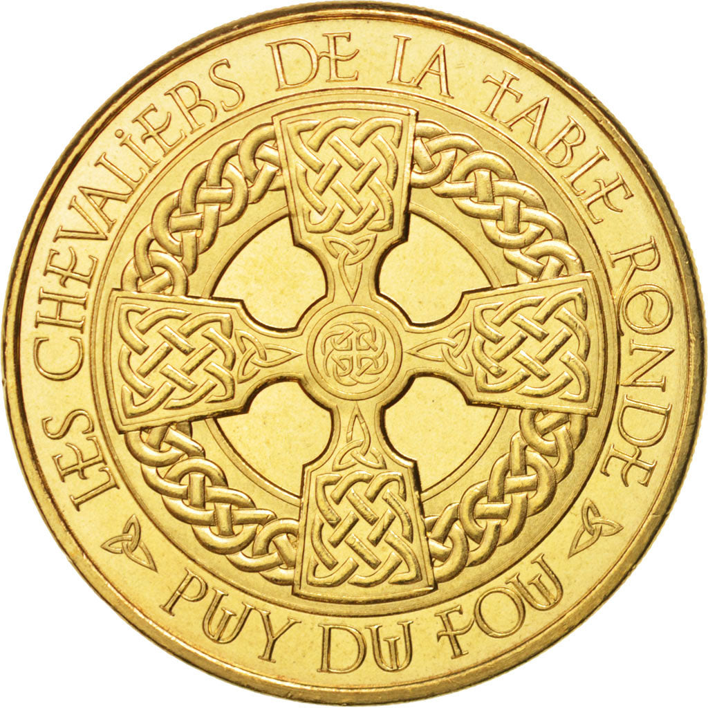 France, Jeton, Tourist Token, 85/ Chevaliers de la Table Ronde - Puy du Fou