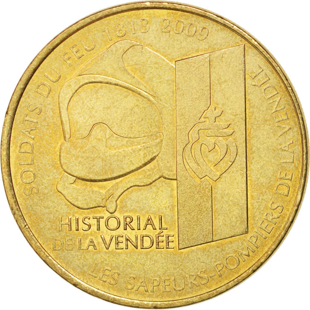 France, Jeton, Tourist Token, 85/ Sapeurs-Pompiers de la Vendée, 2010, Monnaie