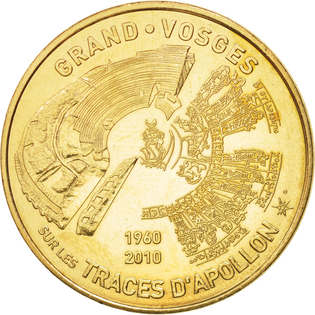 France, Token, Tourist Token, 88/ Sur les traces d'Apollon - Grand - Vosges