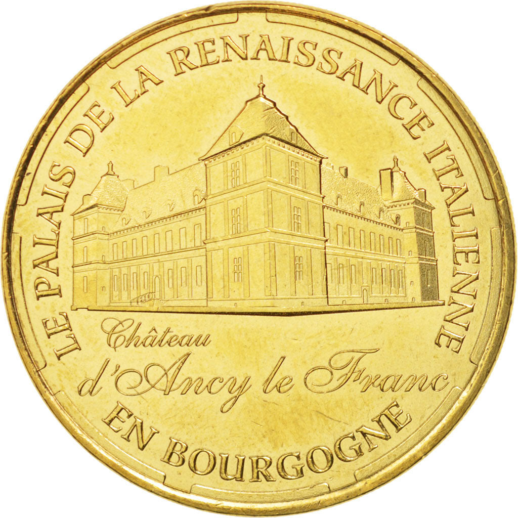 France, Token, Tourist Token, 89/ Palais de la Renaissance en Bourgogne, 2014