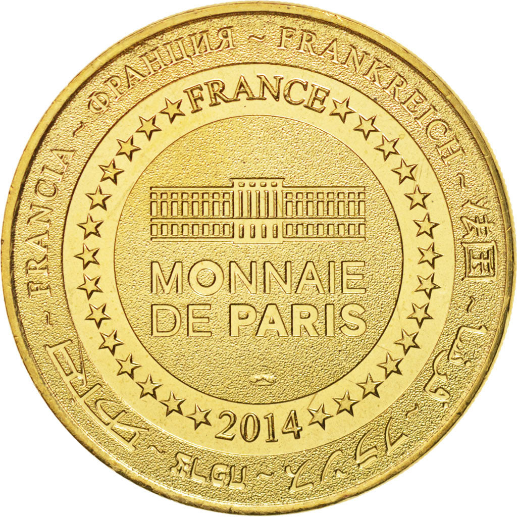 France, Token, Tourist Token, 89/ Palais de la Renaissance en Bourgogne, 2014