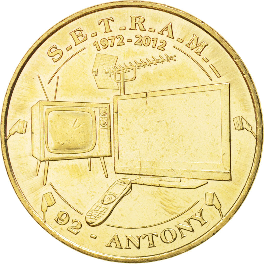 France, Token, Tourist Token, 92/ S.E.T.R.A.M - Antony, 2012, Monnaie de Paris