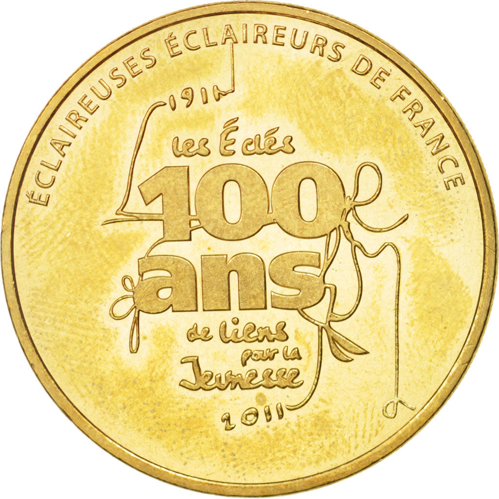 Frankrijk, Token, Tourist Token, 93/ Eclaireurs de France, 2011, Monnaie de