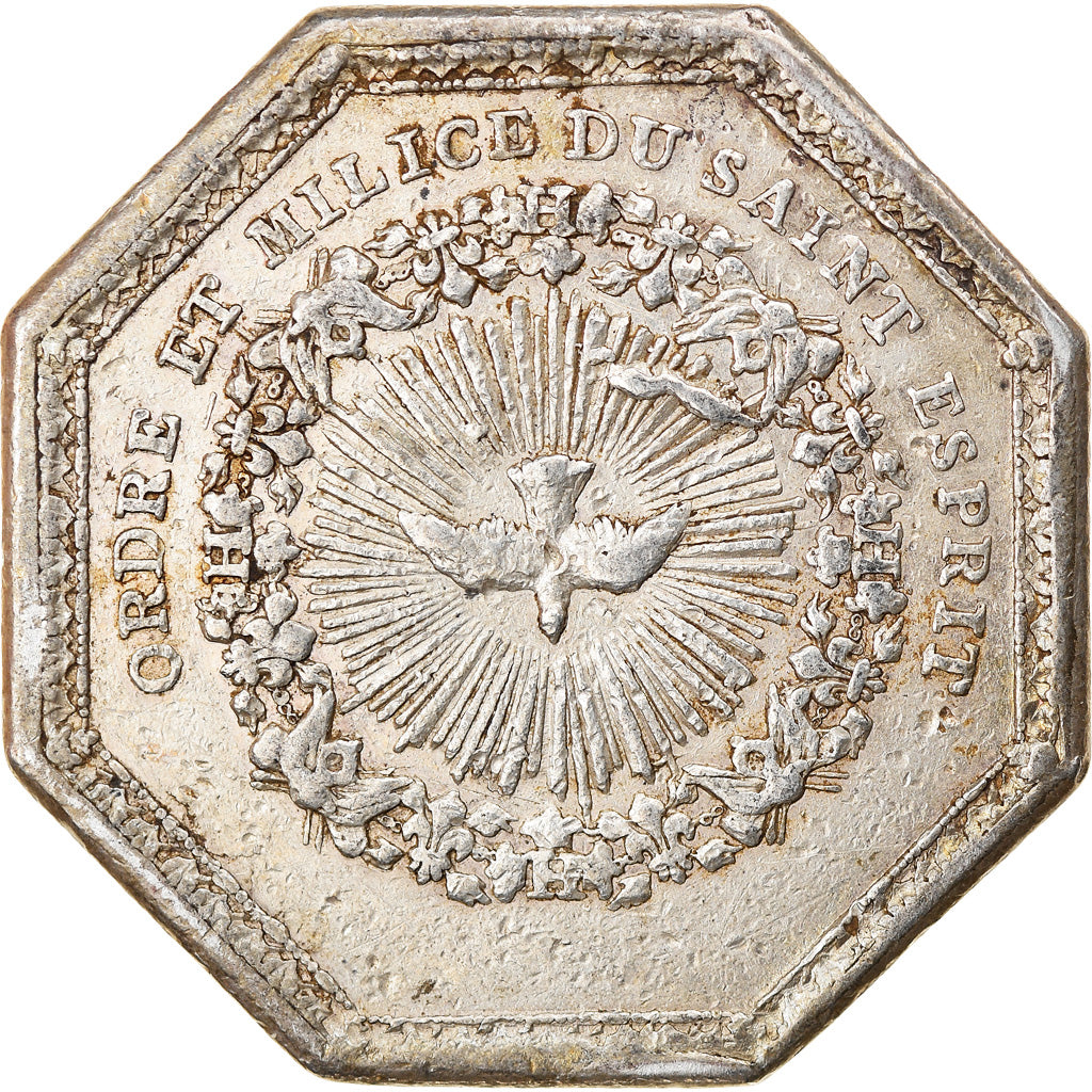 France, Token, Louis XVI, Ordre du Saint Esprit, History, EF(40-45), Silver
