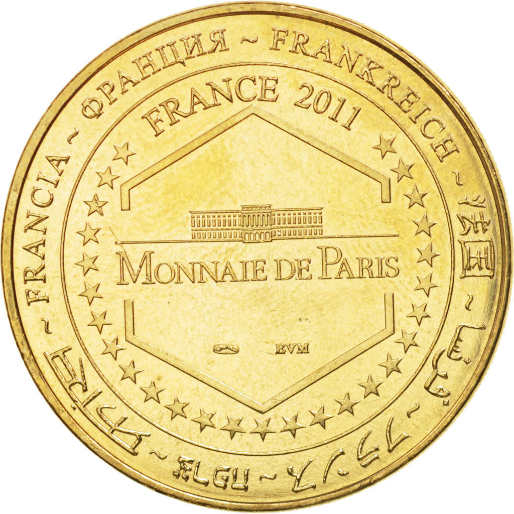 France, Token, Tourist Token, 95/ Abbaye Royale de Royaumont, 2011, Monnaie de