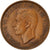 Moneta, Wielka Brytania, Edward VII, Penny, 1946, EF(40-45), Bronze, KM:794.2
