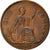 Moneta, Wielka Brytania, Edward VII, Penny, 1946, EF(40-45), Bronze, KM:794.2