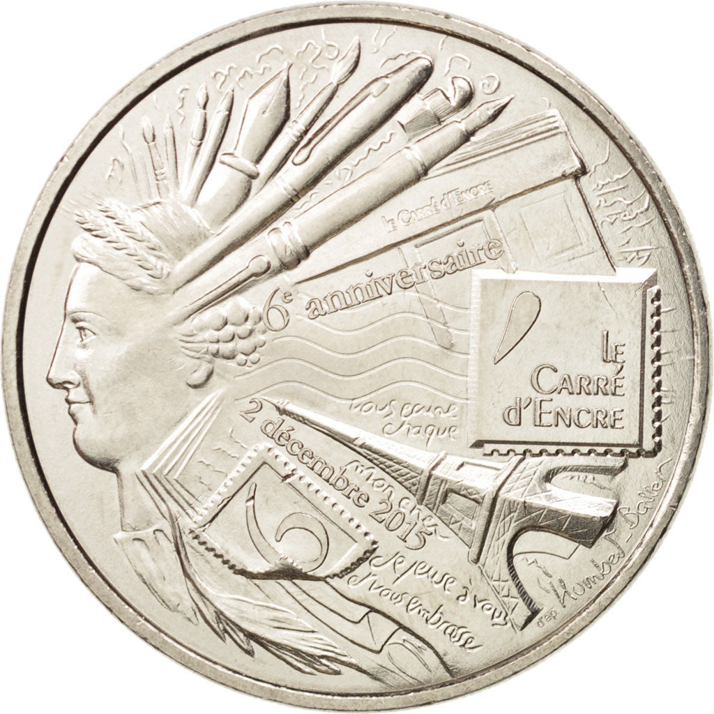 France, Token, Tourist Token, 75/ Paris - Le Carré d'encre, 2015, Monnaie de