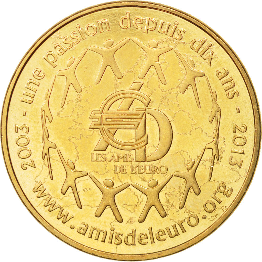 France, Jeton, Tourist Token, 75/ Paris - Amis de l'Euro, 2013, Monnaie de