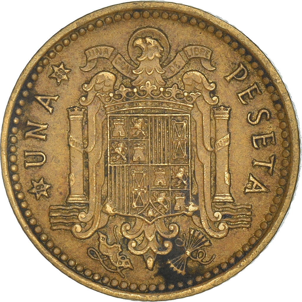 Munten, Spanje, Francisco Franco, caudillo, Peseta, 1969, FR, Aluminum-Bronze