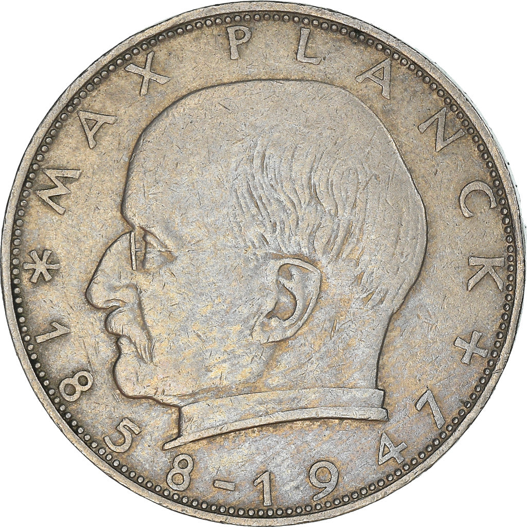 Moneta, GERMANIA - REPUBBLICA FEDERALE, 2 Mark, 1957, Stuttgart, BB