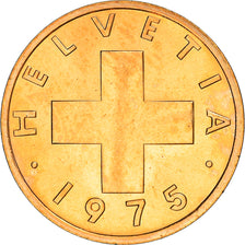 Münze, Schweiz, Rappen, 1975, Bern, UNZ+, Bronze, KM:46