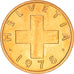 Münze, Schweiz, Rappen, 1975, Bern, UNZ+, Bronze, KM:46