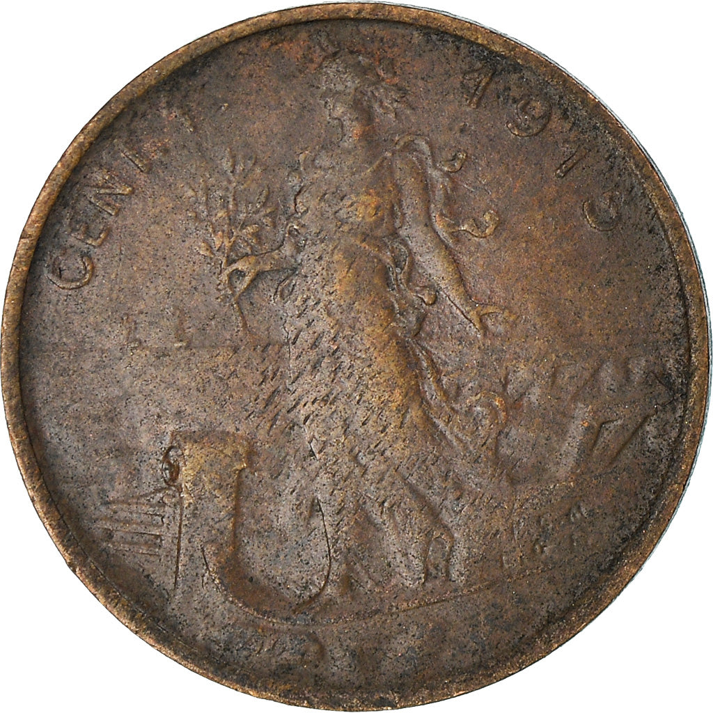 Münze, Italien, Centesimo, 1915, S+, Cuivre, KM:40