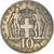 Coin, Greece, 10 Drachmai, 1968, EF(40-45), Copper-nickel
