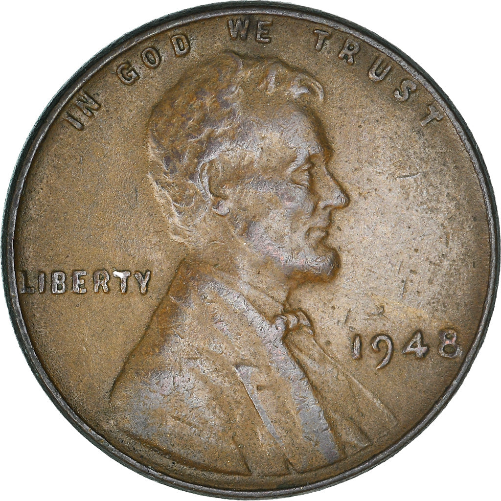 Münze, Vereinigte Staaten, Lincoln Cent, Cent, 1948, U.S. Mint, Philadelphia