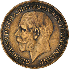 Coin, Great Britain, George V, Farthing, 1915, EF(40-45), Bronze, KM:808.1