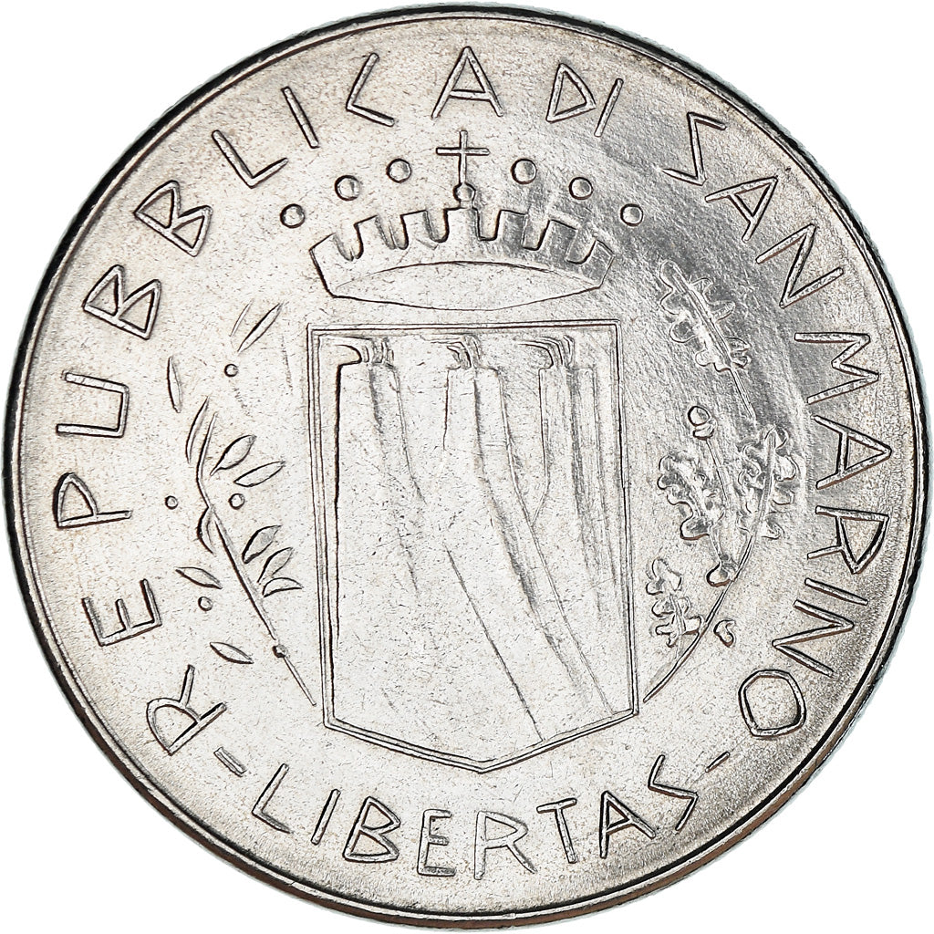 Moeda, San Marino, 100 Lire, 1981, EF(40-45), Aço, KM:122