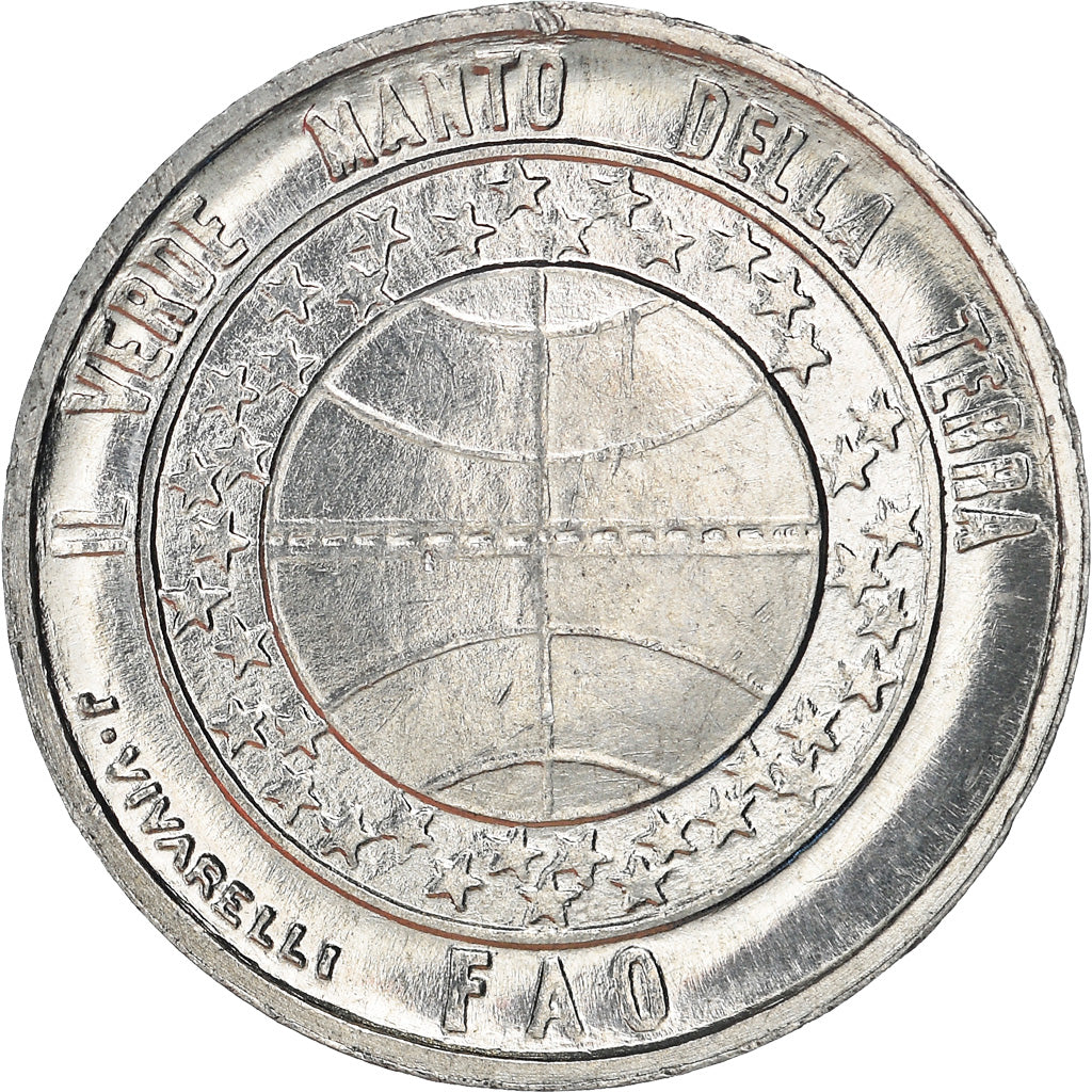 Munten, San Marino, Lira, 1977, PR, Aluminium, KM:63