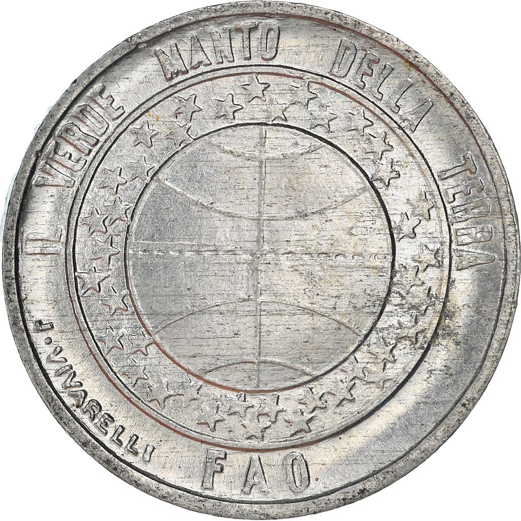 Munten, San Marino, Lira, 1977, ZF, Aluminium, KM:63