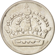 Coin, Sweden, Gustaf VI, 50 Öre, 1957, AU(55-58), Silver, KM:825