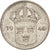 Moneta, Svezia, Gustaf V, 10 Öre, 1940, BB, Argento, KM:780