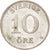 Moneda, Suecia, Gustaf V, 10 Öre, 1940, MBC, Plata, KM:780