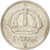 Coin, Sweden, Gustaf V, 10 Öre, 1950, EF(40-45), Silver, KM:813