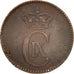 Coin, Denmark, Christian IX, 2 Öre, 1875, EF(40-45), Bronze, KM:793.1