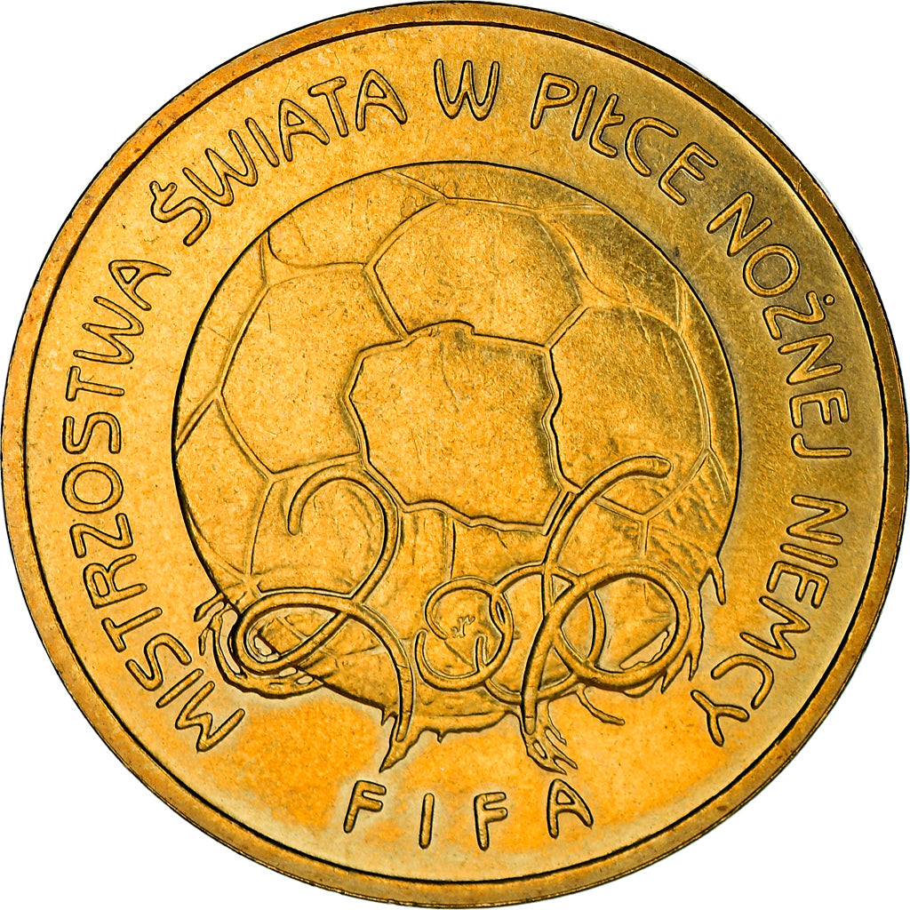 Coin, Poland, 2 Zlote, 2006, Warsaw, EF(40-45), Brass, KM:606